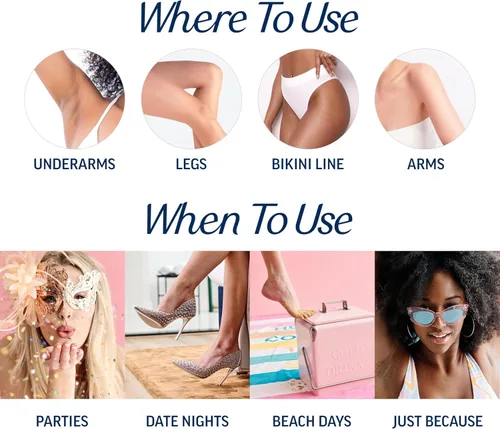 Miniatura 4 de VEET Kit de depilación listo para usar para mujeres, tiras de cera para depilación corporal, kit de cera para piernas y cuerpo, producto de cuidado