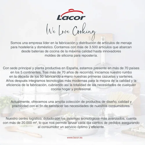 Miniatura 9 de Lacor 60391 Máquina para hacer pasta 10.236 in