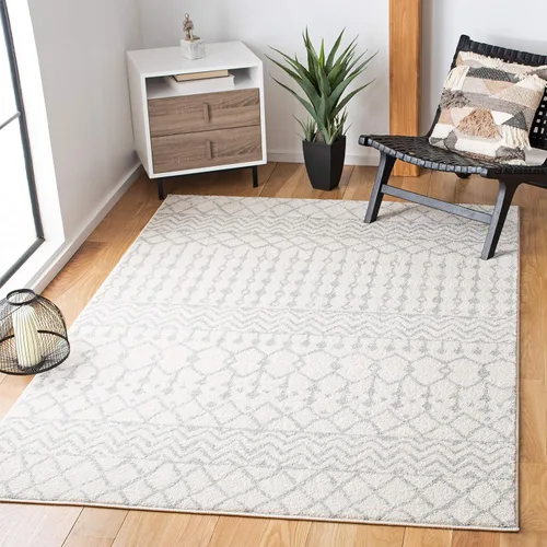 Miniatura 45 de SAFAVIEH - Alfombra de 4x6 de la colección Tulum, modelo TUL270G, diseño marroquí bohemio desgastado, no suelta pelusa y fácil de limpiar, ideal
