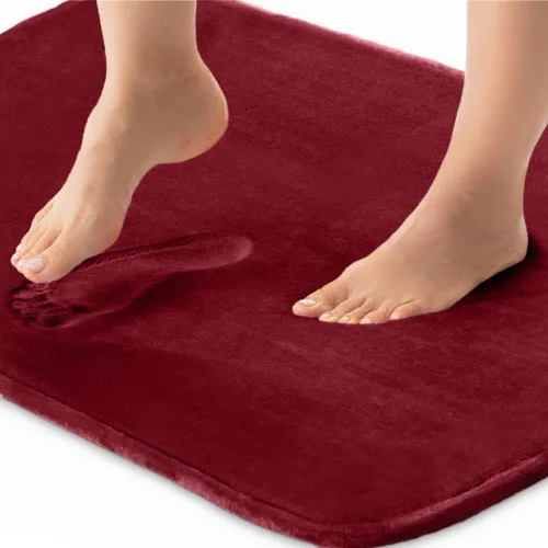 Miniatura 41 de GORILLA GRIP Alfombras de Baño de Espuma Viscoelástica, Tapetes de Baño de Terciopelo Suave y Absorbente, Puntos Duraderos en la Parte Inferior