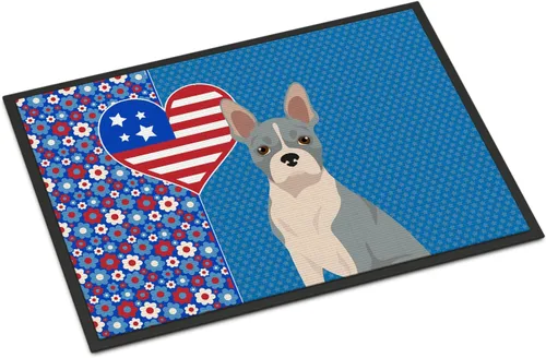 Miniatura 95 de Caroline's Treasures WDK5119JMAT Airedale Terrier USA - Tapete para interiores o exteriores, 24 x 36 pulgadas, tapete para puerta delantera