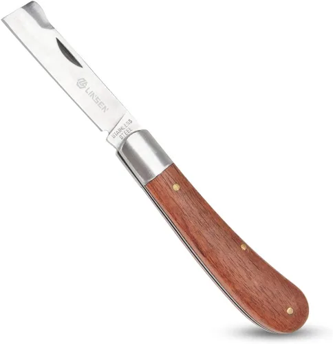 Miniatura 8 de Multi-herramienta plegable de bolsillo: poda, injerto, cuchillo en ciernes - Cortador de jardín de acero inoxidable para deshierbar y arbustos