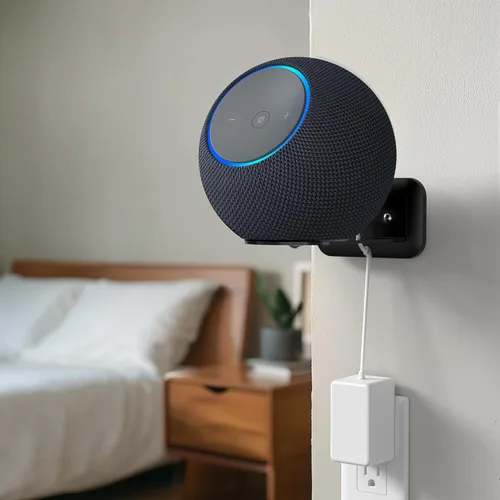 Miniatura 7 de HomeMount Soporte de pared ajustable para altavoz Sonos Era 100, soporte de estudio de metal que ahorra espacio con gestión de cables para ocultar