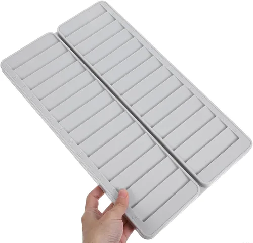 Miniatura 9 de Estante para tarjetas de 28 tiempos, soporte para tarjetas de tiempo, montado en la pared, organizador colgante para oficina, almacén, fábrica