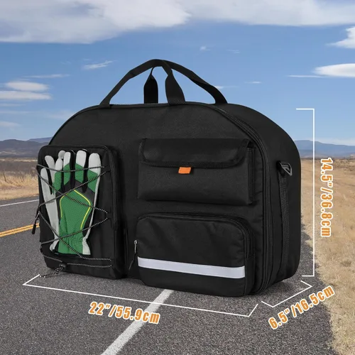 Miniatura 6 de HODRANT Organizador de Paquete de Tour para Motocicleta, Bolsa de Forro de Paquete de Tour Compatible con Harley Davidson Street Glide Electra Glide