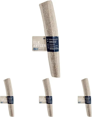 Miniatura 17 de Marca Amazon – Cuerno de alce dividido Wag con desprendimiento natural, de larga duración para masticadores agresivos, mediano