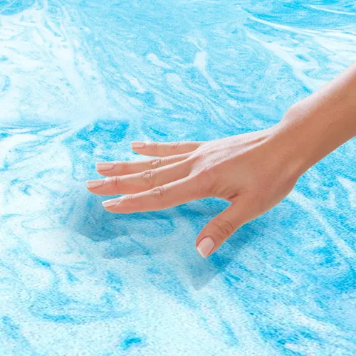 Miniatura 3 de Vibe Cubrecolchón de espuma viscoelástica con remolino de gel de 3 pulgadas, tamaño individual