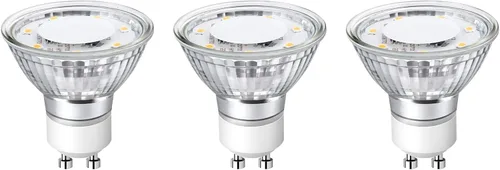 Lepro Bombillas LED GU10 no regulables, 2700 K, luz cálida suave GU10, repuesto para iluminación de pista empotrada, bombillas LED de 4 W con haz de