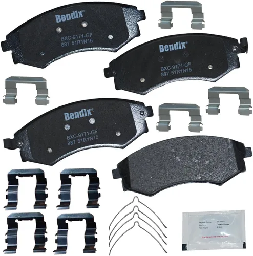 Miniatura 247 de Pastillas de freno delanteras cerámicas Bendix Priority1 CFC2302 para Hyundai Elantra 2021, Sonata 2022-2020, Kia K5 2023-2021