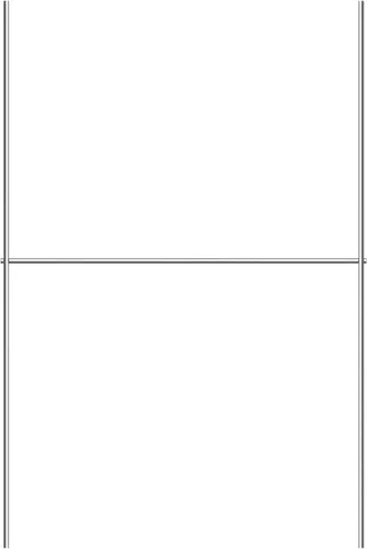Letreros de patio con estacas en H (30 x 10 pulgadas, 24 x 10 pulgadas, 15 x 10 pulgadas) – para letreros de patio, estacas de metal galvanizado