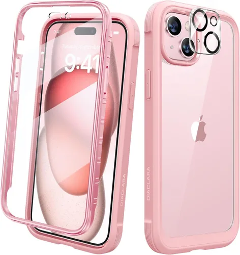 Miniatura 166 de Diaclara - Funda compatible con iPhone 11, carcasa resistente de cuerpo completo con protector de pantalla integrado sensible al tacto y Transparente