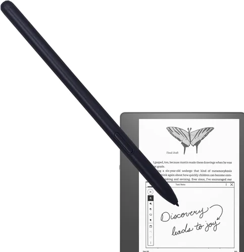 Miniatura 7 de Lápiz capacitivo negro de repuesto para Kindle Scribe, sensibilidad a la presión 4096, bolígrafo EMR de absorción magnética para escritura digital
