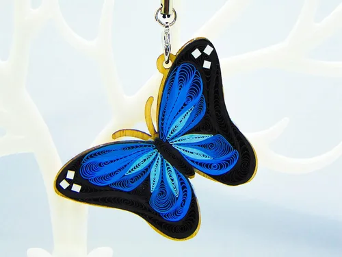 Miniatura 15 de Bulldog francés, decoración para el hogar, decoración navideña, adorno hecho a mano para amantes de los animales, adorno quilled, bolso, mochila