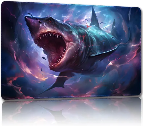 Miniatura 11 de Tapete de juego para MTG con bolsas de almacenamiento gratis, tapete de juego de 24 x 14 pulgadas TCG y alfombrillas de juego de mesa para cartas
