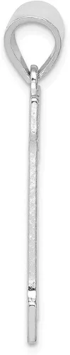 Miniatura 2 de Colgante de plata de ley 925 con inicial letra E y alfabeto de 1378in
