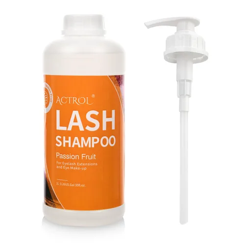 Miniatura 15 de ACTROL Limpiador de extensiones de pestañas Cherry Blossom 2L Natural Lash Extension Shampoo Professional Eyelid Foaming Cleanser Parabenos &