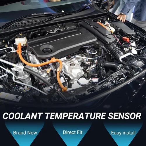 Miniatura 2 de F FIERCE CYCLE Sensor de temperatura del refrigerante para Mazda 3 Durable No.L35G-18-840 Sensor de temperatura del agua tono dorado