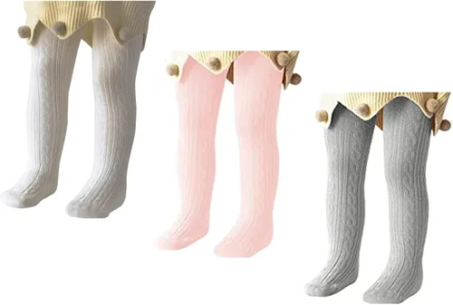 Century Star Medias para niñas, mallas gruesas para niñas, mallas para recién nacidos, leggings para bebés, ropa de invierno para bebé niña