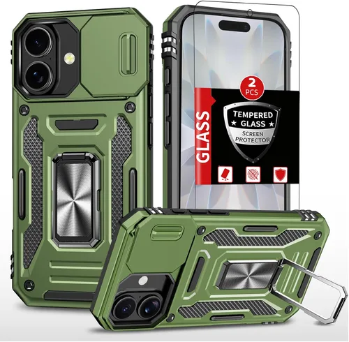 Miniatura 39 de Funda para iPhone 12 Pro Max con 2 protectores de pantalla, cubierta deslizante integrada para cámara para 12Pro Max, funda para teléfono