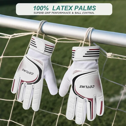 Miniatura 5 de Guantes de Portero de Fútbol – Guantes de Portero para Niños, Niñas y Jóvenes, Guantes de Portero para Niños de 8-12 con Agarres Fuertes, Palmas