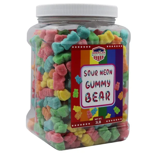 Miniatura 5 de Gomitas arcoíris de colores surtidos, tarro (3 lb) (oso surtido)