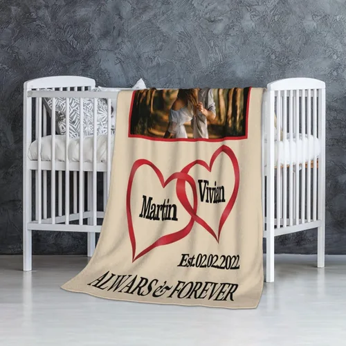 Miniatura 42 de JCETUNO Regalos personalizados de San Valentín para él y ella, mantas personalizadas con foto, mantas de fotos personalizadas, mantas de fotos