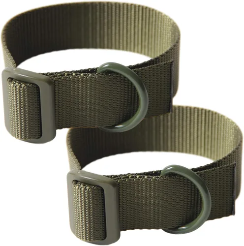 Aolamegs Eslinga de pistola táctica, correa de nailon ajustable de 1.25 pulgadas con anillo en D para caza (paquete de 2)