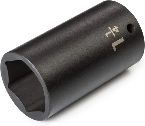 Miniatura 20 de TEKTON SID23025 Dado de impacto profundo de 6 puntos de 1 pulgada impulsor de 1/2 pulgada