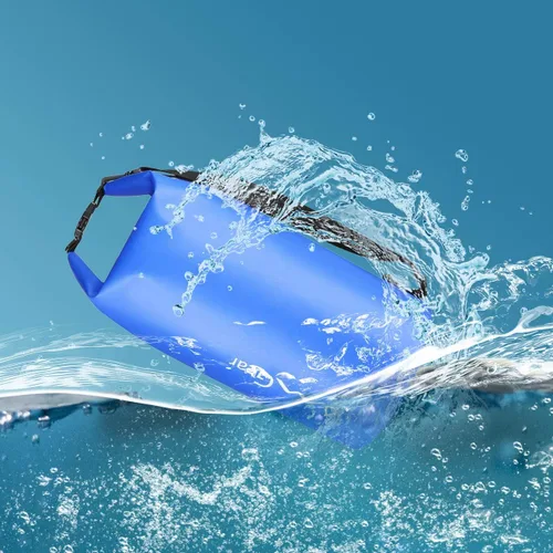 Miniatura 6 de OMGear - Bolsa seca impermeable y bolsa para teléfono, bolsa flotante de 40L/30L/20L/10L/5L para kayak, navegación, actividades al aire libre Azul