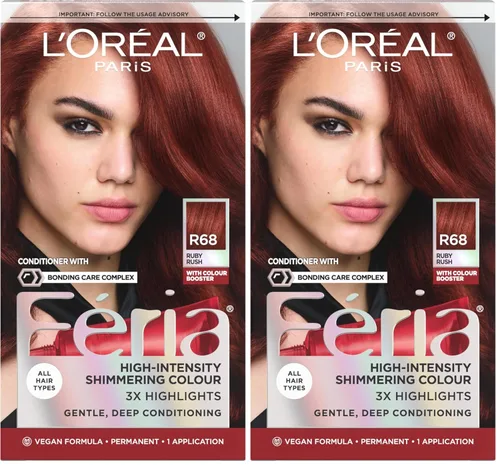 Miniatura 49 de L'Oreal Paris Feria - Tinte permanente multifacético y brillante, 60 Crystal Brown (castaño claro), paquete de 1 60 marrón claro