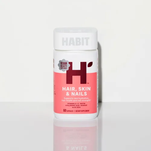 Miniatura 9 de Suplemento Habit para cabello, piel y uñas (60 cápsulas), nuevo aspecto, apoya la hidratación de la piel, la fuerza del cabello y las uñas, biotina