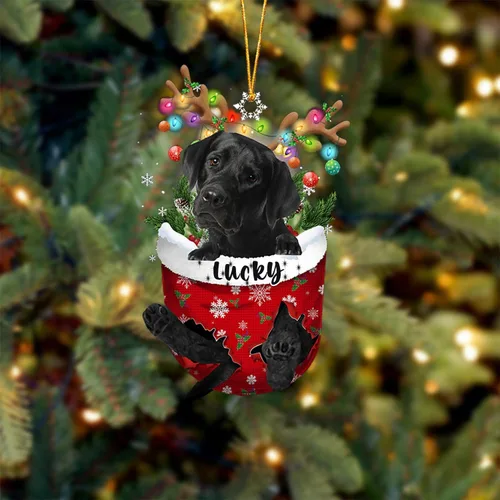 Miniatura 97 de Adorno de Navidad personalizado para perro Airedale Terrier en bolsillo de nieve, adorno para árbol de Navidad, idea de regalo para amantes