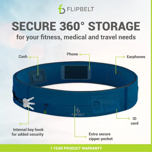 Miniatura 3 de FlipBelt cinturón con cremallera