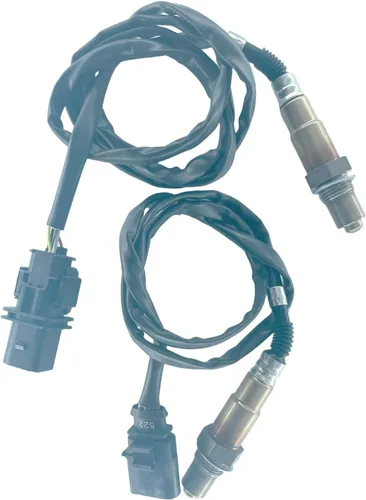 Dropwater 1 par de sensores de oxígeno O2 ascendentes y descendentes de repuesto para VW Beetle, Golf, Jetta, Passat, Rabbit 2.5L Reemplazan