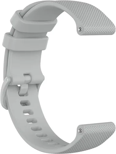 Miniatura 4 de Correa de reloj Garmin Approach S40 S12 S42 para mujeres y hombres, correa de repuesto de silicona de liberación rápida de 0.787 pulgadas para Gris