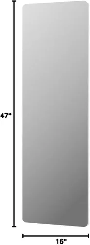 Miniatura 9 de Hasipu Espejo de Puerta de Cuerpo Completo, 47" x 16" Espejo de Cuerpo Completo Sobre la Puerta Colgante Montado en Pared para Dormitorio, Sala