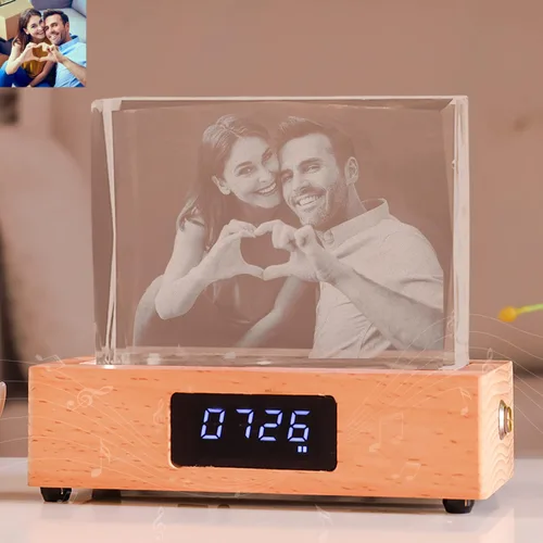 Miniatura 7 de Foto de cristal personalizada, regalos personalizados con tu propia foto para mamá, papá, pareja, familia, impresión en color personalizada, regalos