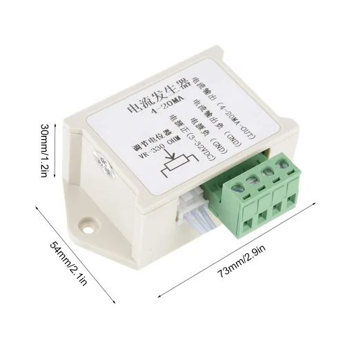 Miniatura 5 de DEWIN Generador de señal, generador de 4-20mA módulo de generador de señal de corriente de cantidad analógica ajustable