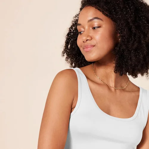 Miniatura 5 de Tienda Essentials - Camiseta sin mangas de corte entallado para mujer