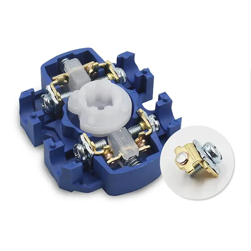 Miniatura 3 de Interruptor selector de cambio universal, interruptor de transferencia de energía, 2 posiciones 12 terminales, LW26-20 C06/3 380V 20A Motor