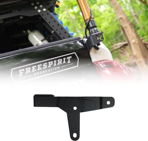 Miniatura 5 de Rago Fabrication Soporte de antena CB compatible con Toyota Tacoma 1995-2004 de 1ª generación Lado del conductor Montado en caja de camión