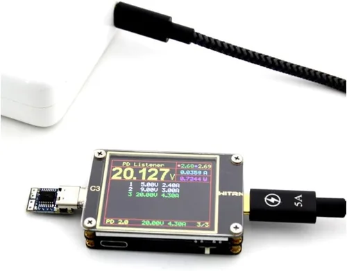 Miniatura 6 de JacobsParts USB tipo C PD 12 V CC módulo de disparador de potencia de voltaje fijo 5A Tipo-C entrada hembra