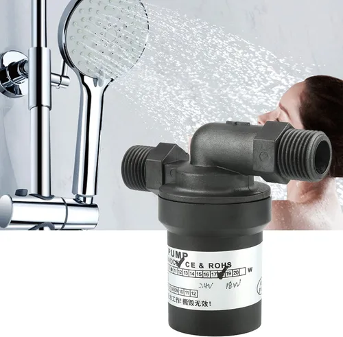 Miniatura 8 de Bomba sumergible sin escobillas sin escobillas solar de alta temperatura de 24V DC Fuga de bombeo de circulación 1/2 pulgada para calentador de agua