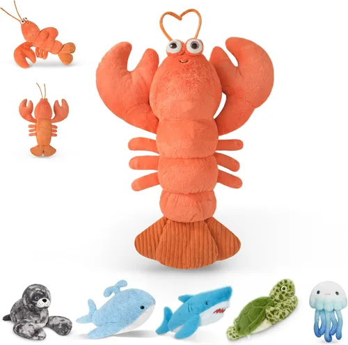 Miniatura 15 de Niuniu Daddy 23 pulgadas 3.3 libras de peluche con peso de medusa para niños y adultos, lindos animales de peluche con peso de medusa, almohada