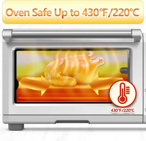 Miniatura 6 de Forros desechables para freidora de aire compatibles con CHEFMAN 10 cuartos de galón, accesorios digitales multifuncionales para freidora de aire