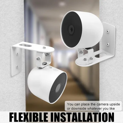 Miniatura 4 de Soporte de cámara Nest compatible con Google Nest Cam para exteriores o interiores, batería - 2ª generación, 360 Vista anti-caída soporte de pared
