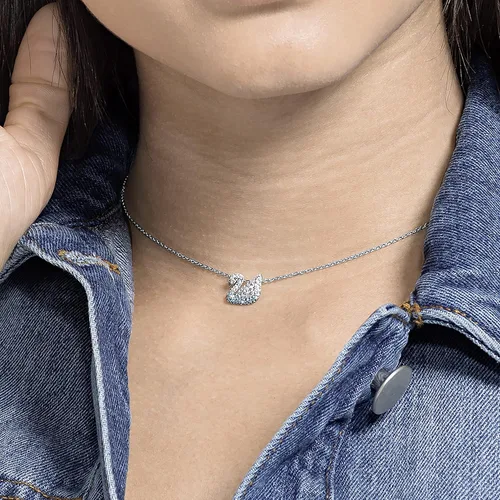 Miniatura 4 de Swarovski Iconic Swan Crystal Necklace and Earrings Jewelry Collection