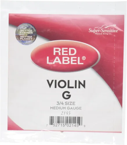 Miniatura 15 de Super Sensitive Red Label Violín A String 1/2 Medium