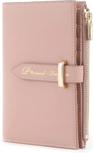 Soporte para pasaporte Airtag, cartera para pasaporte Air Tag para mujer, Rosa (sin soporte para Airtag), Classic