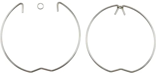 Miniatura 2 de Anillos de clip de resorte de retención de lámpara MR16 de 1.969 in compatibles con bombillas de fijación MR16 GU10 para fijación de bombillas-16